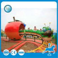 New products amusement park train rides apple worm train for sale